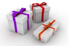 Gift Boxes Royalty Free Stock Photo