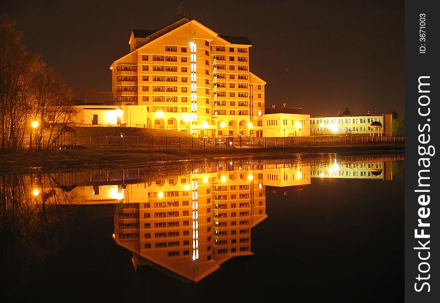 Lake At The Night