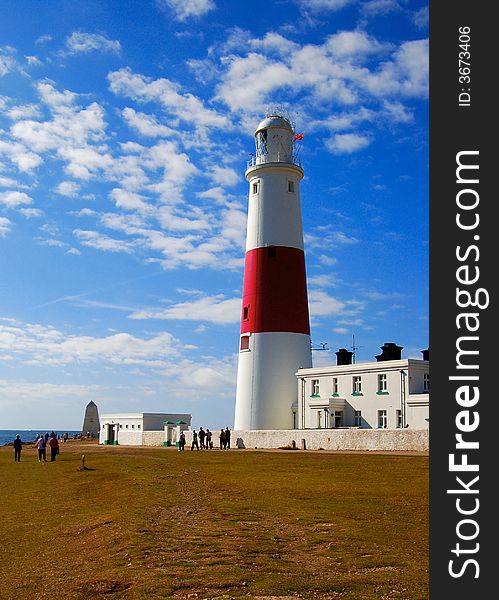 The famous Portland Bill lighthouse which was the inspiraration for the kids cartoon of the same name.