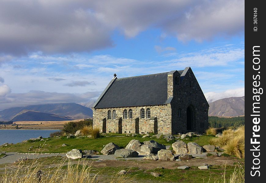 Church of the Good Shepherd by the lake Tekapo, New Zealand