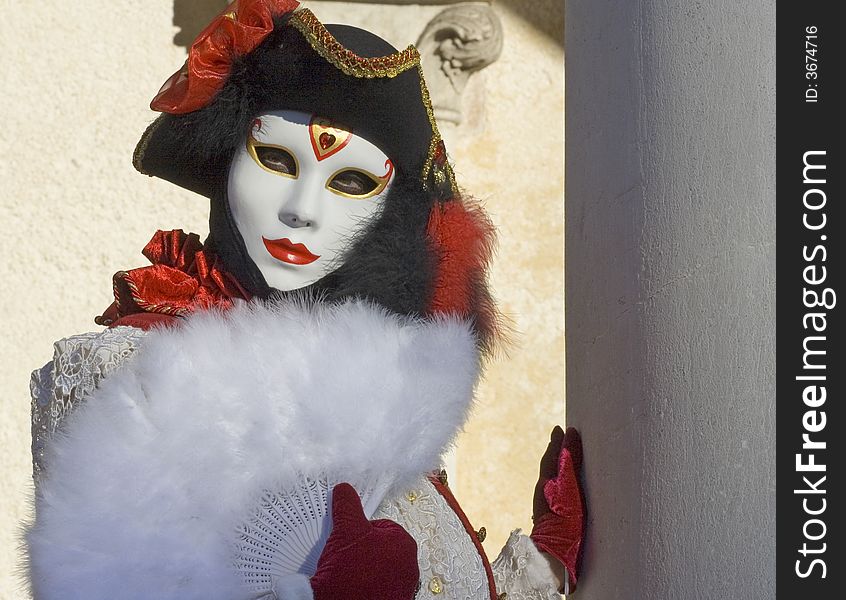 The magnificent carnival masks of Venice. The magnificent carnival masks of Venice