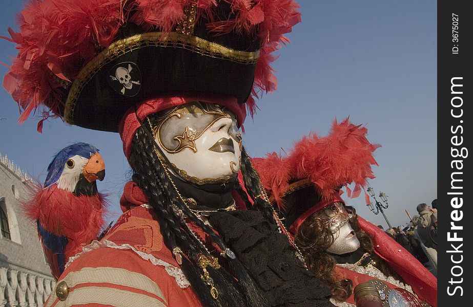 The magnificent carnival masks of Venice. The magnificent carnival masks of Venice