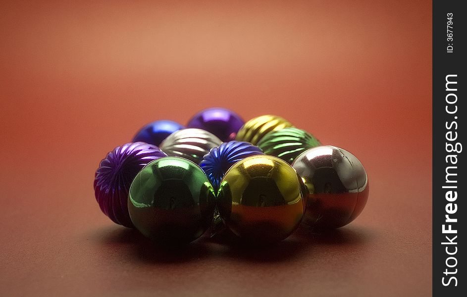 Some Colorful Balls for Christmas Decoration. Some Colorful Balls for Christmas Decoration