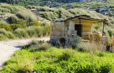 Small Hunting Post, Malta Stock Photography Small Hunting Post, Malta Stock Photography