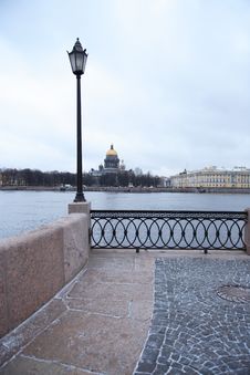 Embankment In St. Petersburg Royalty Free Stock Photo Embankment In St. Petersburg Royalty Free Stock Photo