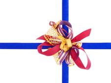 Bow With Ribbon Royalty Free Stock Photography Bow With Ribbon Royalty Free Stock Photography