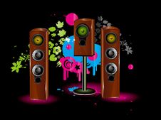Speaker Background Stock Photo Speaker Background Stock Photo