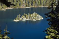Lake Tahoe Emerald Bay Fannette Island Stock Photography Lake Tahoe Emerald Bay Fannette Island Stock Photography