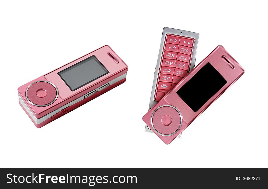 Exclusive pink female mobile phone