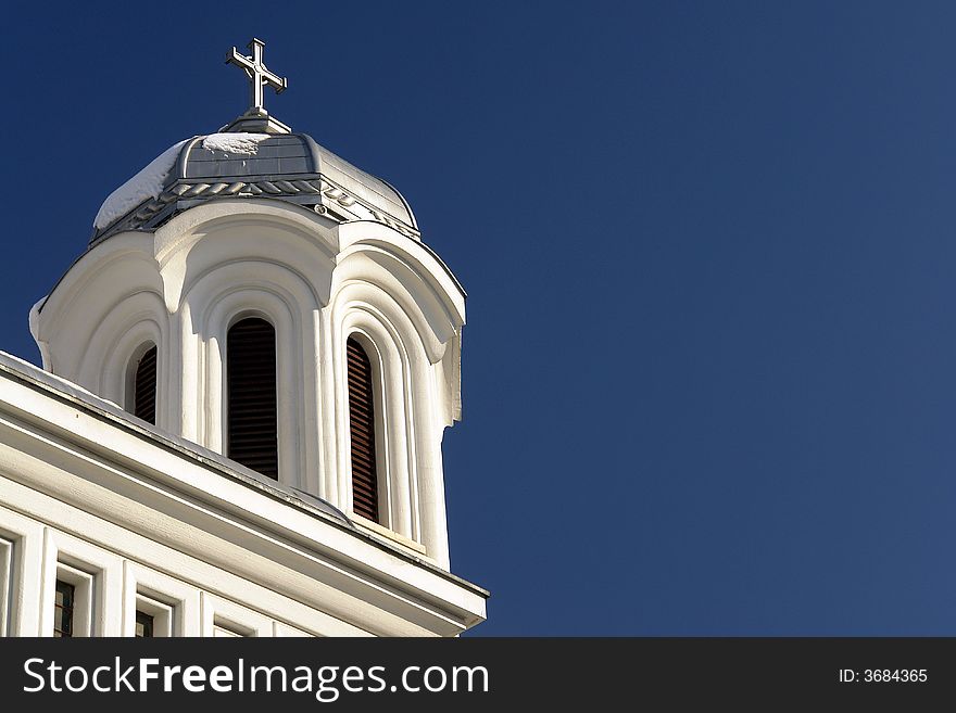 Tower of a orthodox church