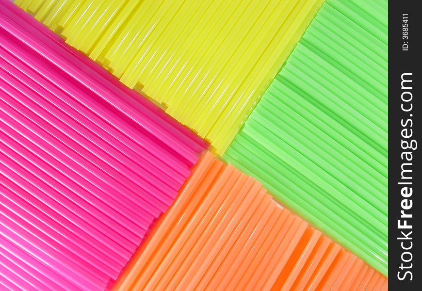 Color Cocktail Straws