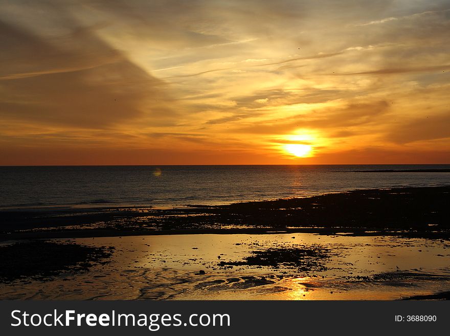 Sunset At Seven Sisters