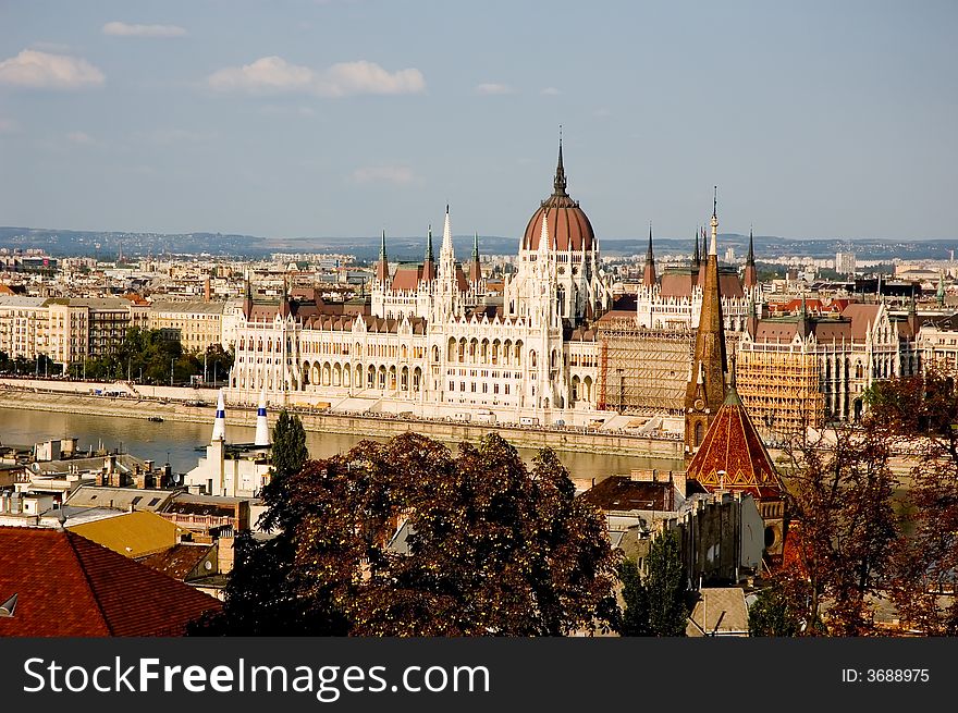 The Parliament in Budapest, Hungary