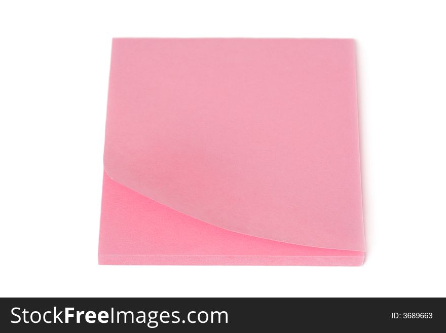 Notepad isolated on a white background