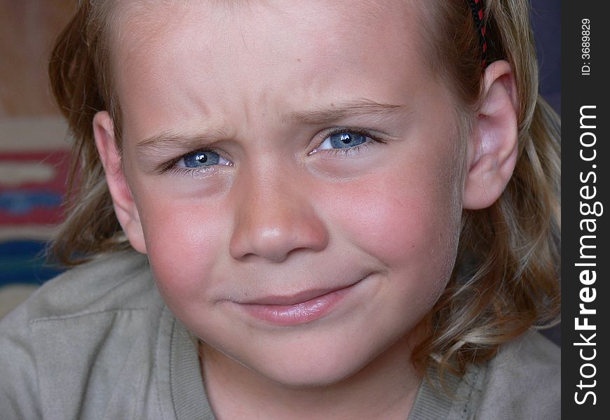 Portrait Of Blond Boy