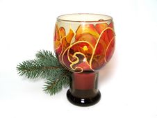 Hand-painted Candlestick Stock Photos Hand-painted Candlestick Stock Photos