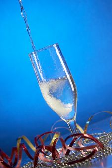 Glass With Champagne Stock Photos Glass With Champagne Stock Photos