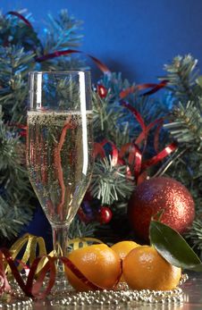 Glass With Champagne Royalty Free Stock Image Glass With Champagne Royalty Free Stock Image