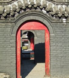 Gates Of A Temple Royalty Free Stock Image Gates Of A Temple Royalty Free Stock Image