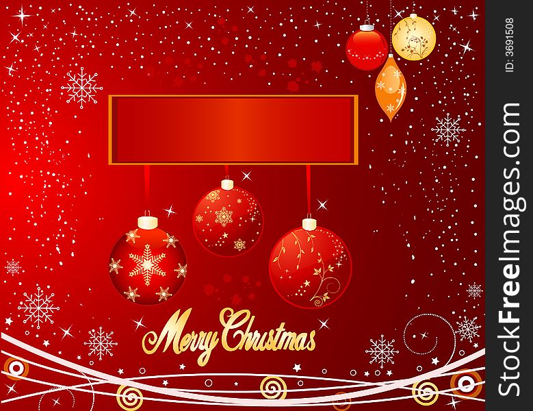 Christmas abstract vector background illustration. Christmas abstract vector background illustration