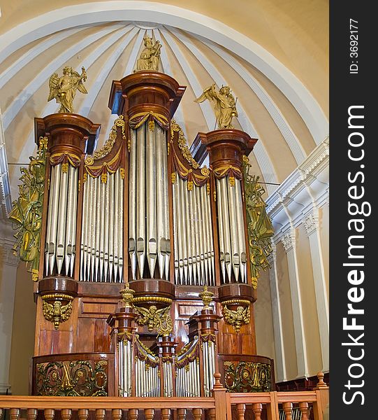 Cathedral Interior In Arequipa