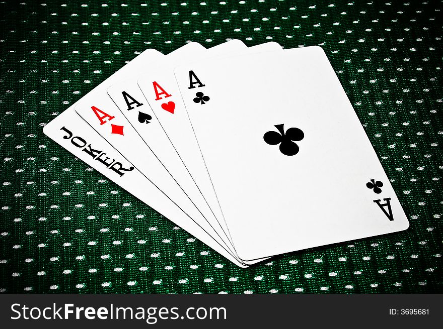 Playing Cards - Four Aces and