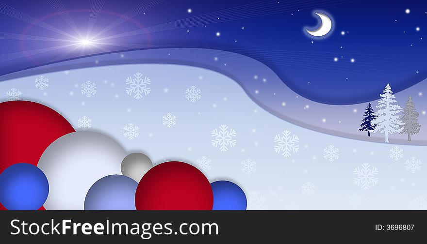 Background For Christmas Congratulations