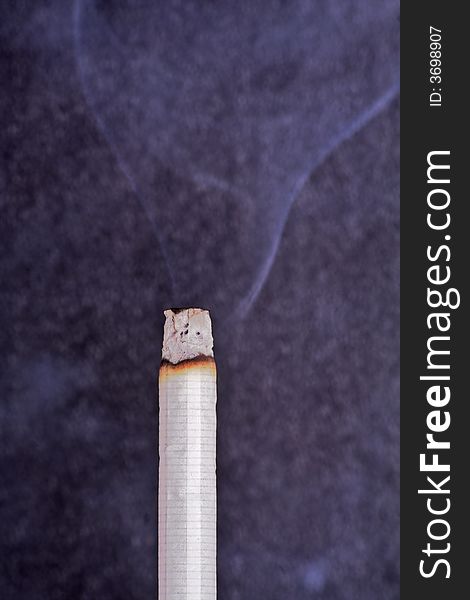 Anti-smoking campaign design: cigarette butt. Anti-smoking campaign design: cigarette butt