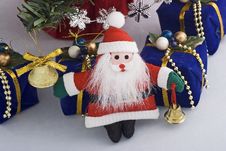 Santa Cluas And Gifts Stock Photo