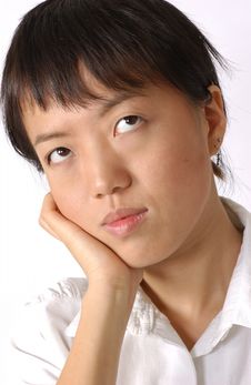 Young Chinese Woman Royalty Free Stock Photography Young Chinese Woman Royalty Free Stock Photography