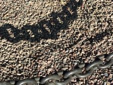 Chain And Its Shadow Stock Photography