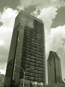 Sepia Buildings Stock Image Sepia Buildings Stock Image
