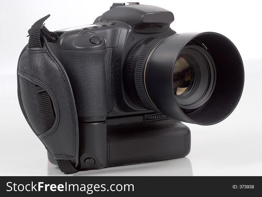 A digital single lens reflex camera. A digital single lens reflex camera