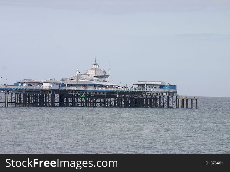 End of the Pier at Llandudno Wales