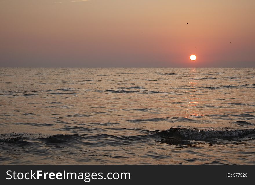 Sunset in Sardinia, Italy