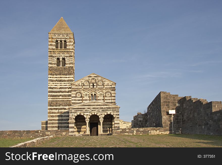 Saccargia Abbey, north of Sardinia, Italy