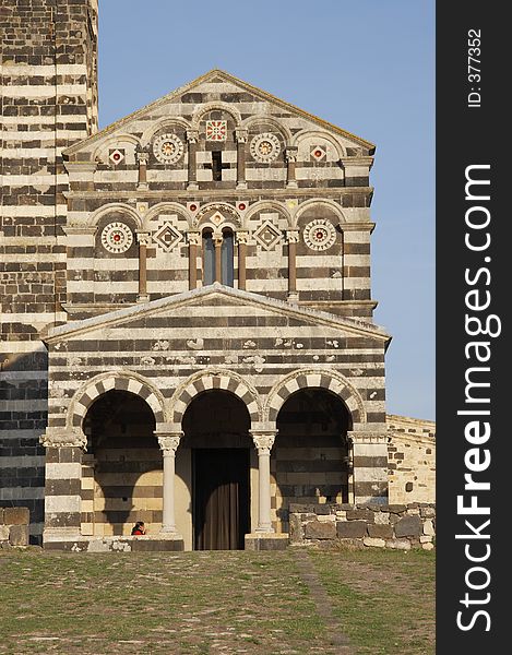 Saccargia Abbey, north of Sardinia, Italy