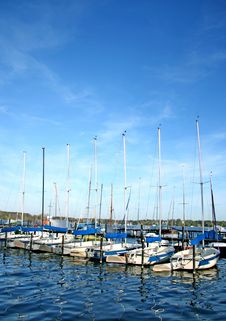 Yachts In A Harbor Stock Photography Yachts In A Harbor Stock Photography