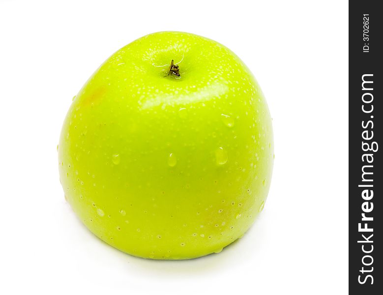 Close-up of fresh green apple