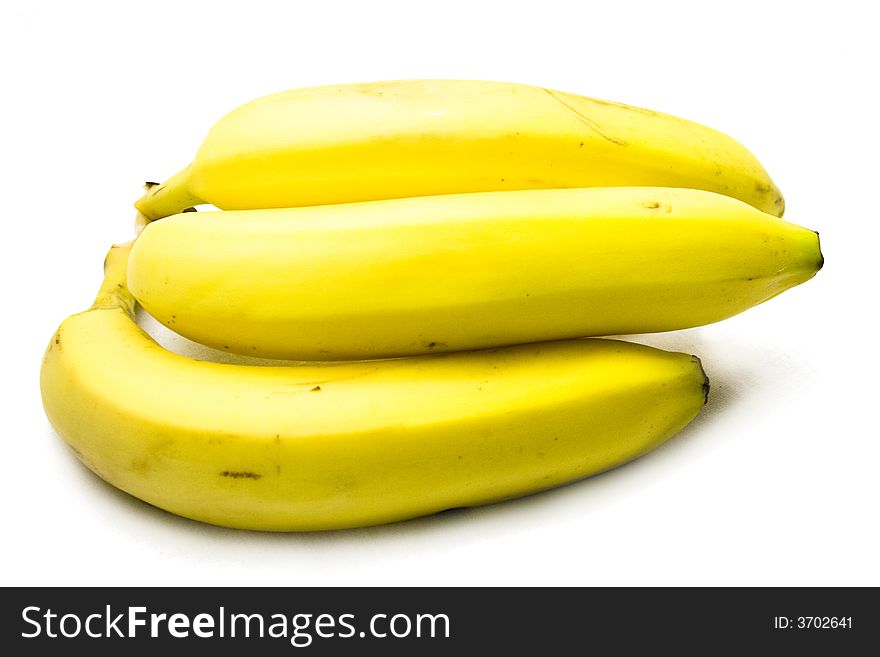 Close-up of fresh yellow bananas