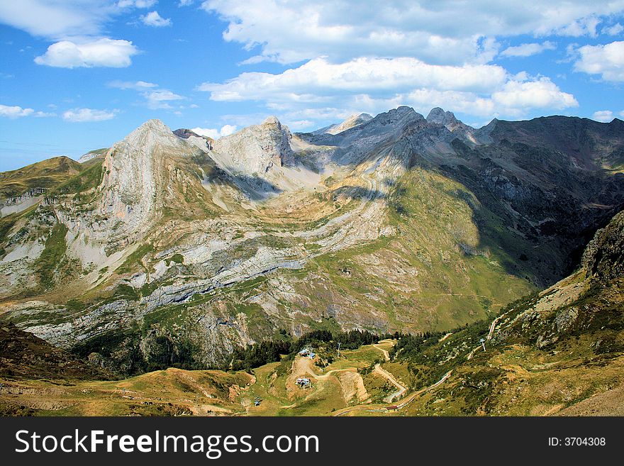 A piece of the rough French Pyrenees