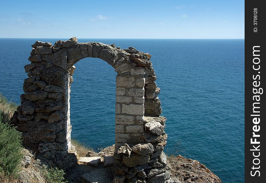 Ruins Of An Ancient Stone Arch