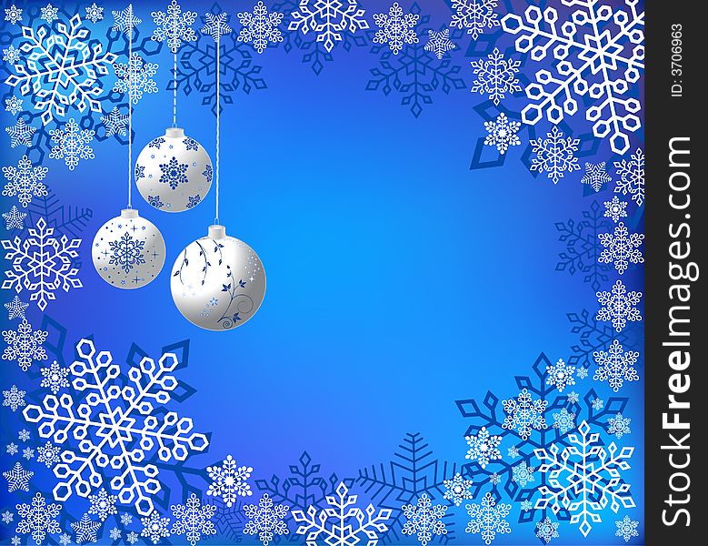 Abstract Christmas background vector illustration