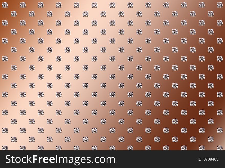 Diamond Pattern on gradient brown background. Diamond Pattern on gradient brown background.