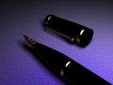 Fountain Pen Royalty Free Stock Photography Fountain Pen Royalty Free Stock Photography