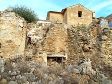 Ruins Of A Town Royalty Free Stock Photography Ruins Of A Town Royalty Free Stock Photography