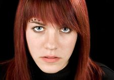 Beautiful Girl Staring At Camera Stock Image Beautiful Girl Staring At Camera Stock Image