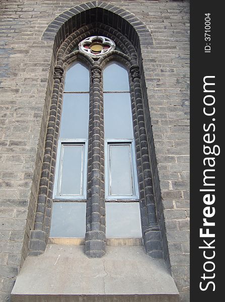 A window of a church