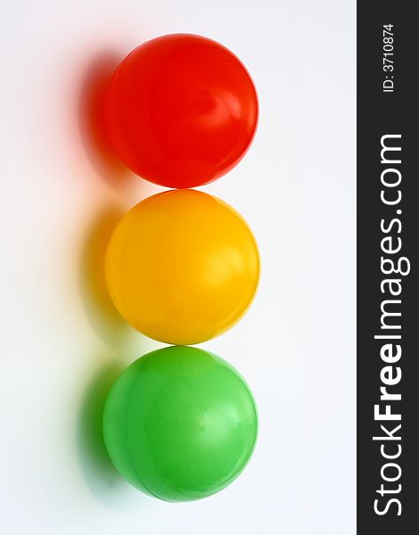 Traffic Light From Color Balls
