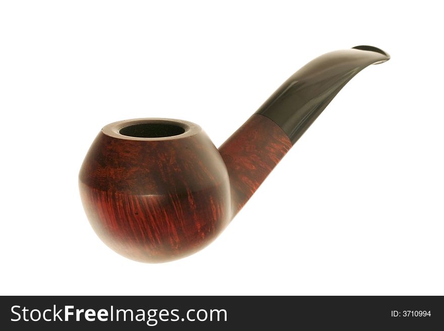 Tobacco pipe isolated on white background